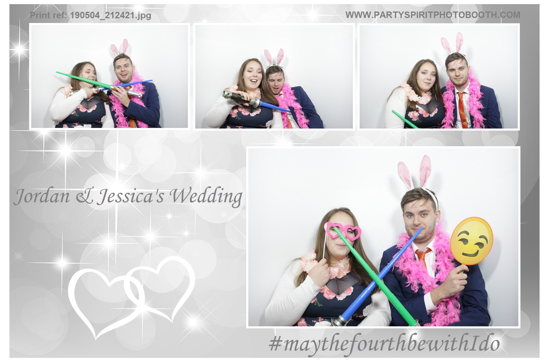Jordan and Jessica's Wedding | View more photos from the event at gallery.partyspiritphotobooth.com/u/PartySpiritPhotoBooth/Jordan-and-Jessicas-Wedding